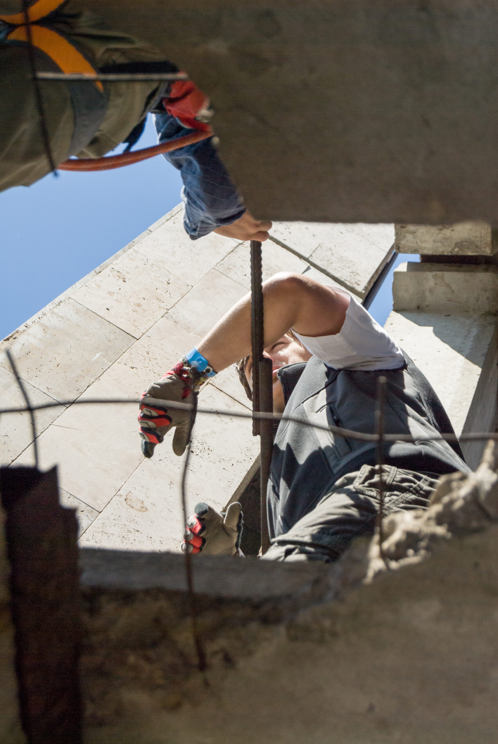 Sidewalk contractor work