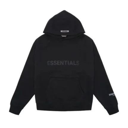Black Essentials Hoodie