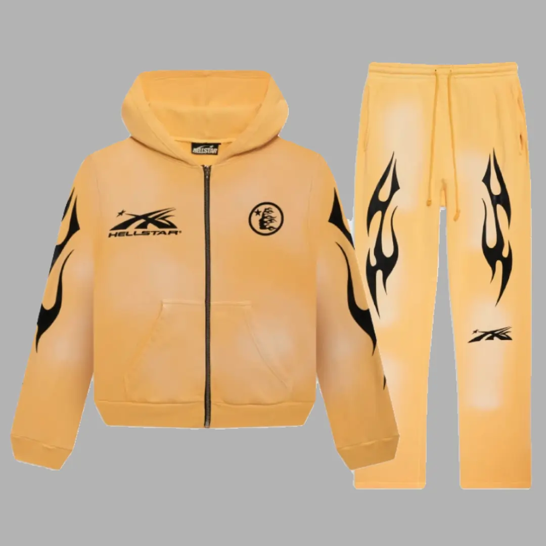 Yellow-Hellstar Sport Tracksuit