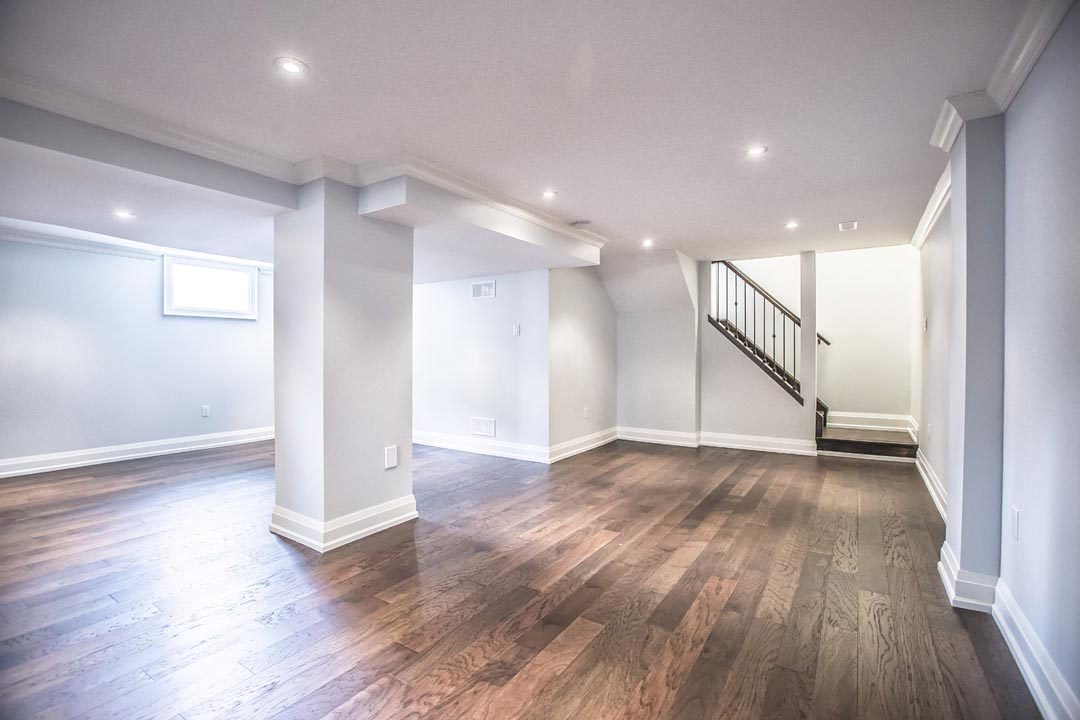 Basement renovation in Surrey