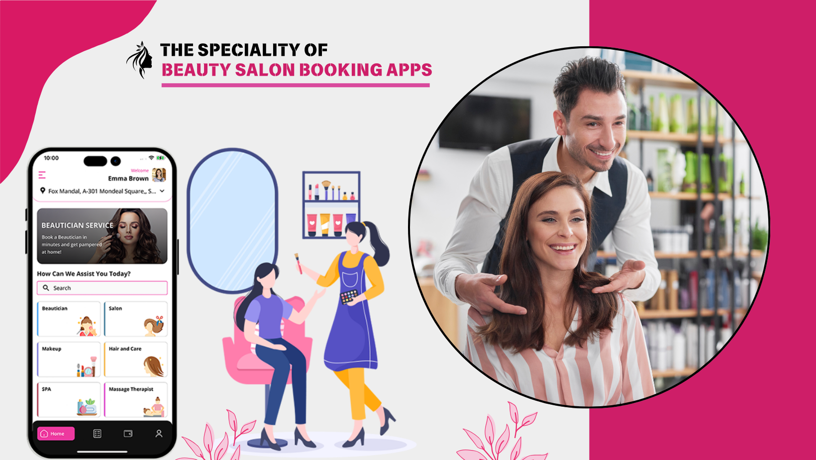 beauty salon booking apps