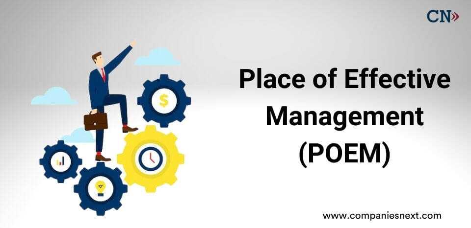 "Place of Effective Management