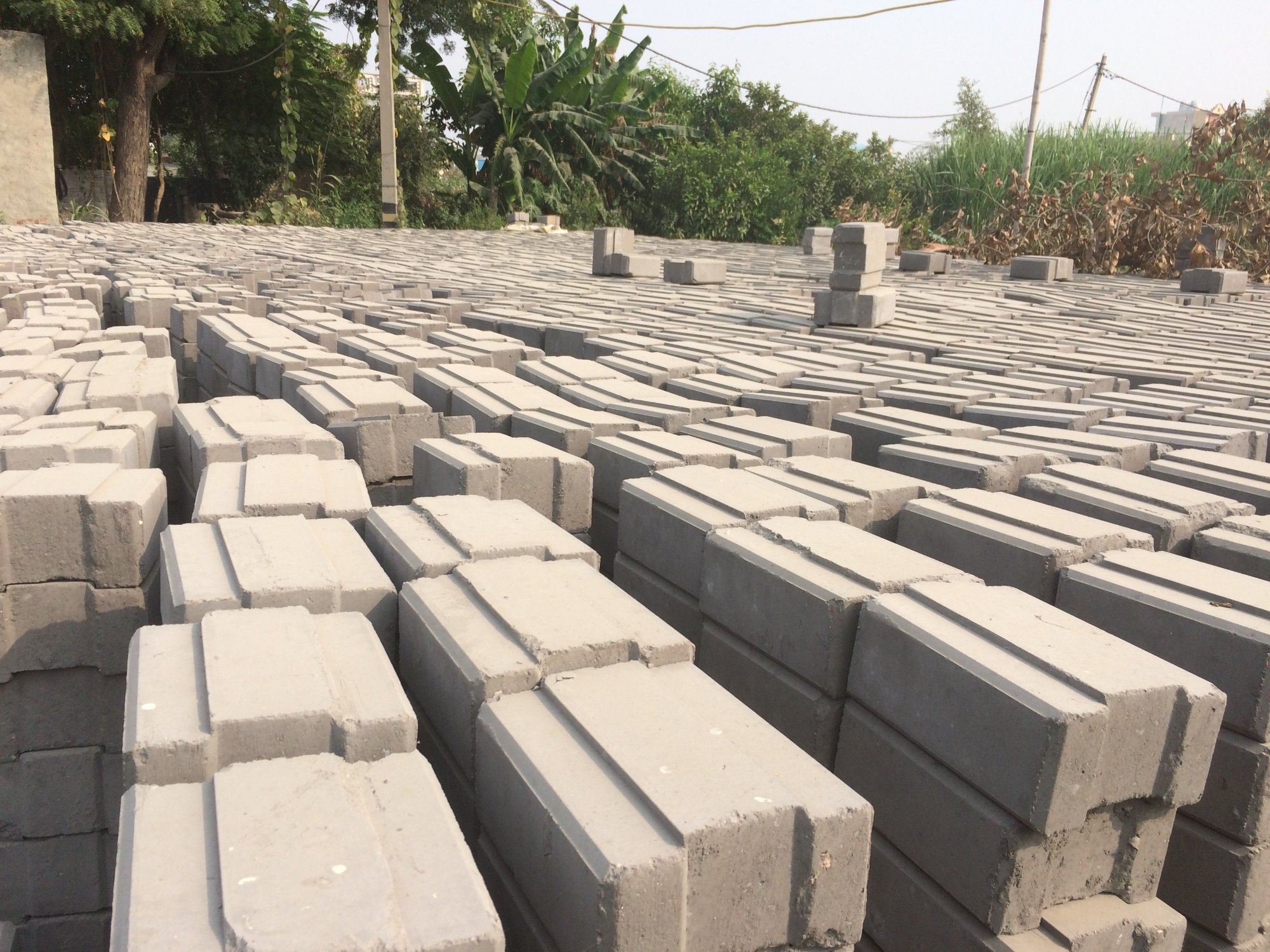 Interlocking Cement Blocks