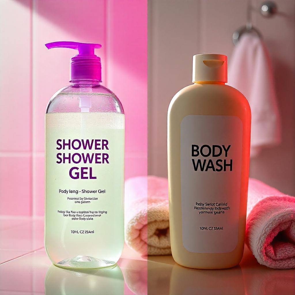 Difference Between Shower Gel and Body Wash