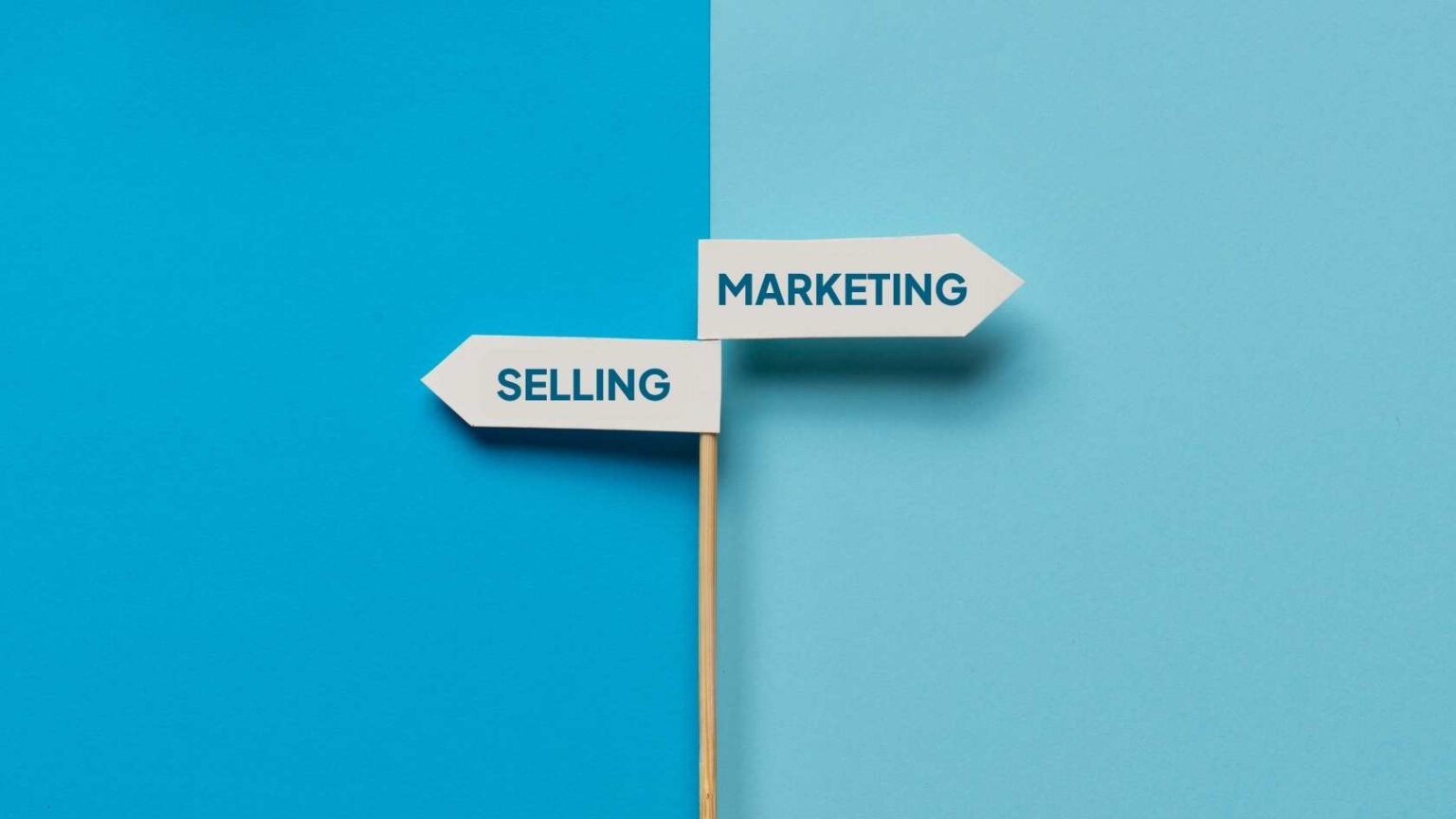 differences between marketing and selling