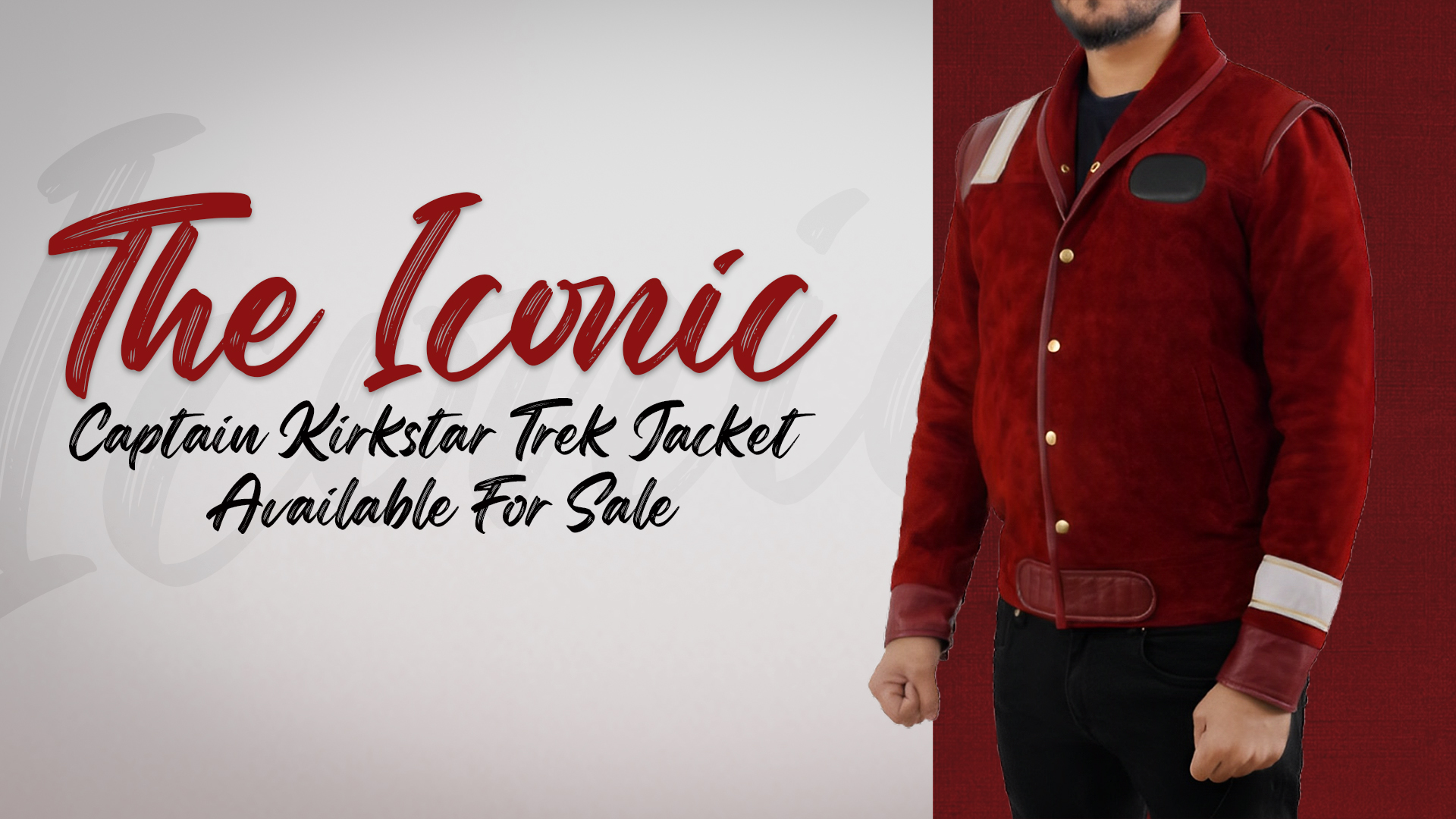 The Iconic Captain Kirkstar Trek Jacket: Available For Sale