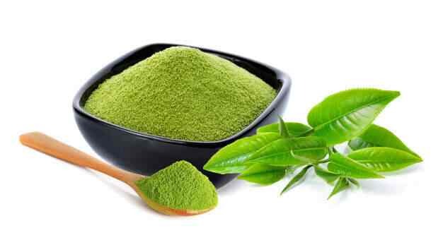 green tea powder