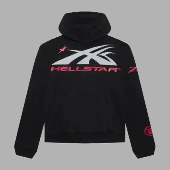 Black Hellstar Sports Hoodie