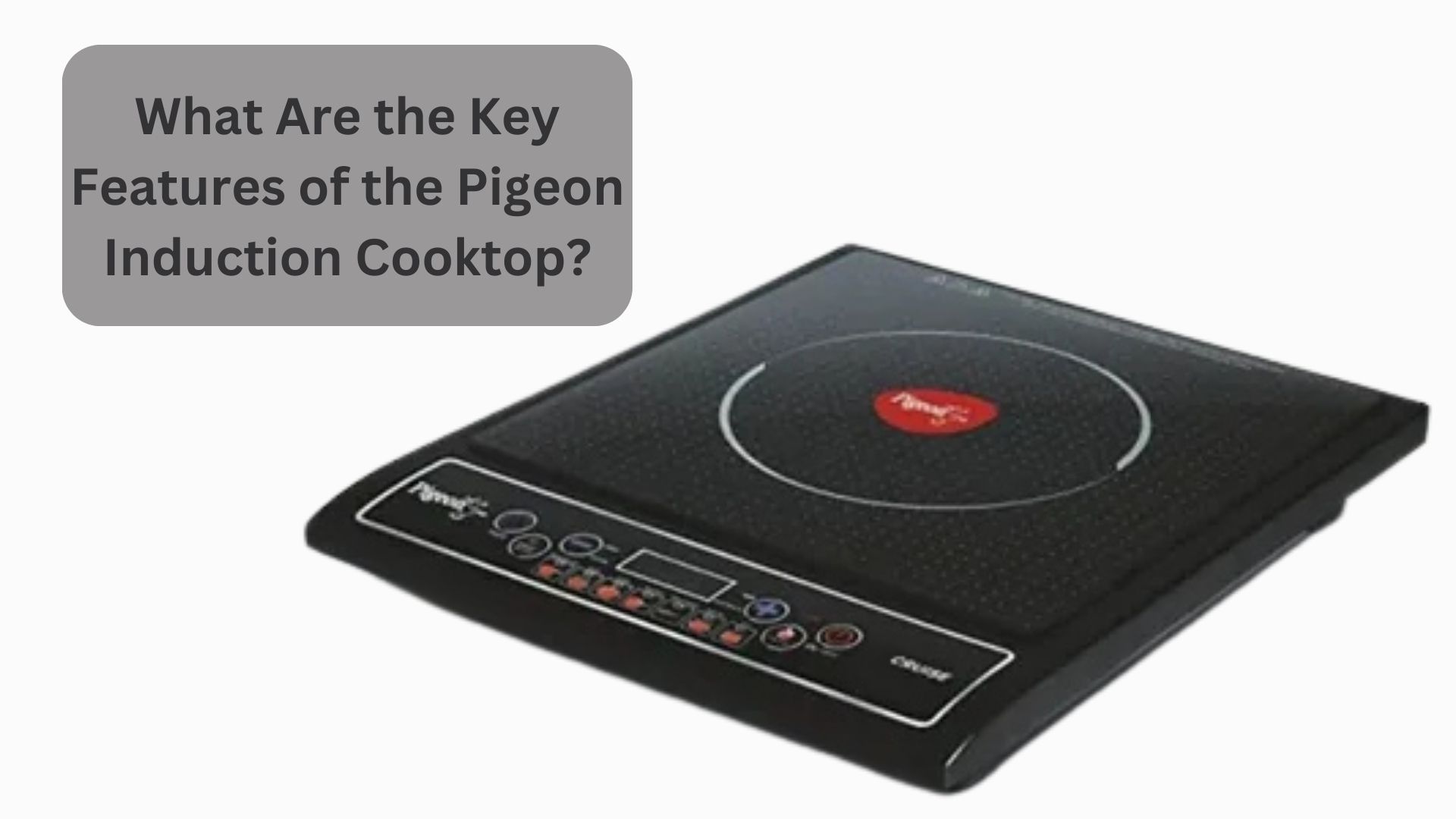 What Are the Key Features of the Pigeon Induction Cooktop