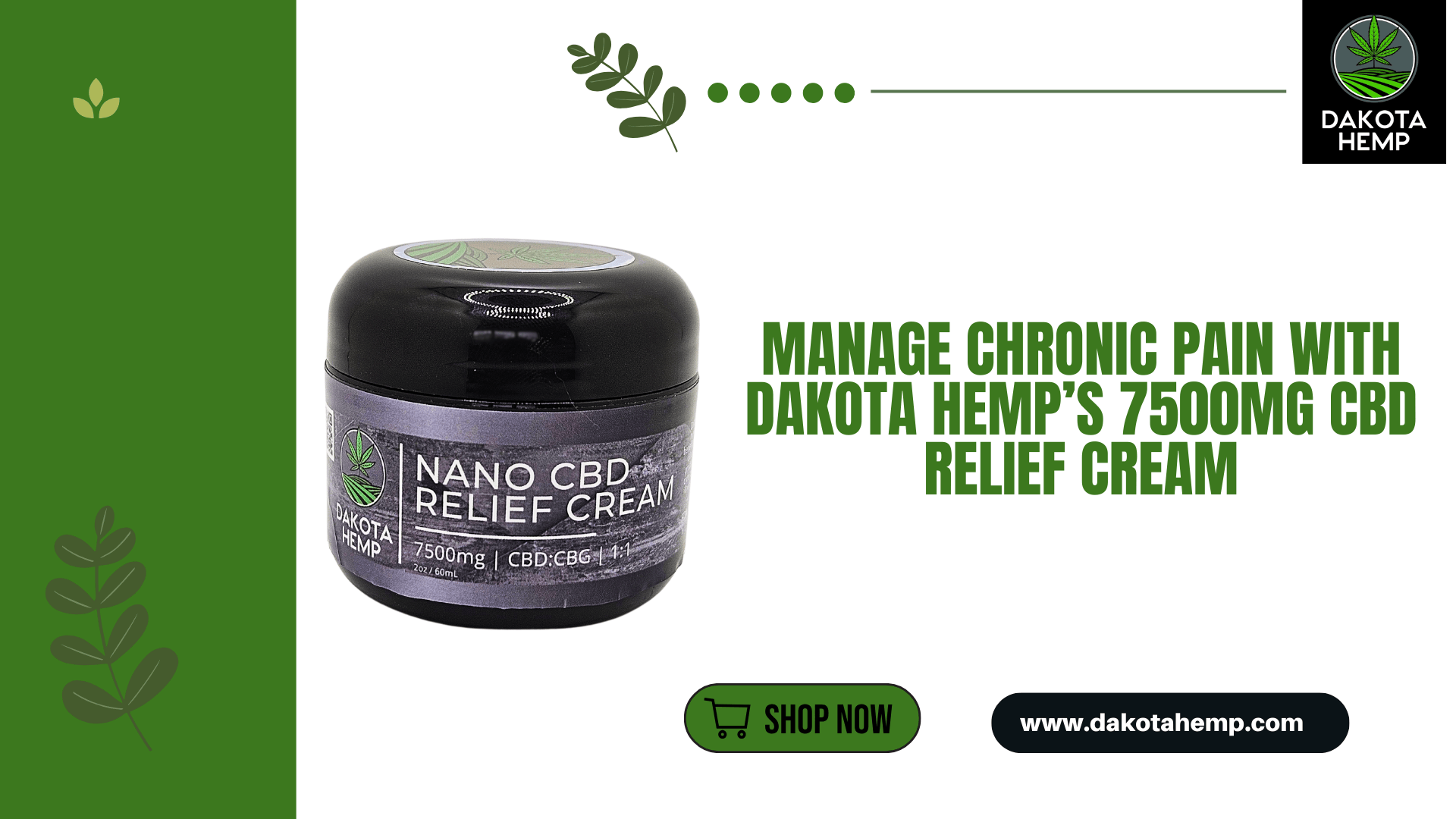 7500mg CBD for Pain