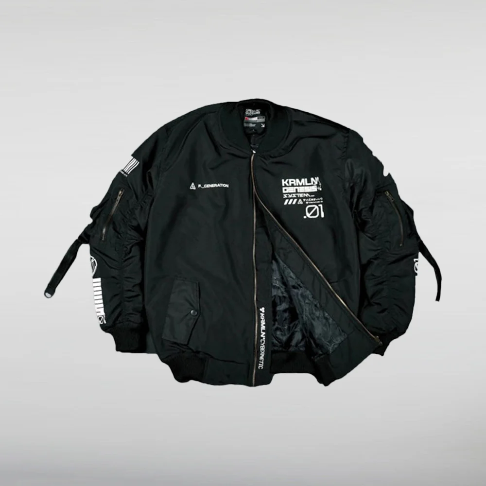 Techwear_Black_Bomber_Jacket