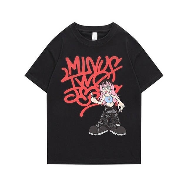 Minus-Two-Broken-Heart-Girl-Black-Tee