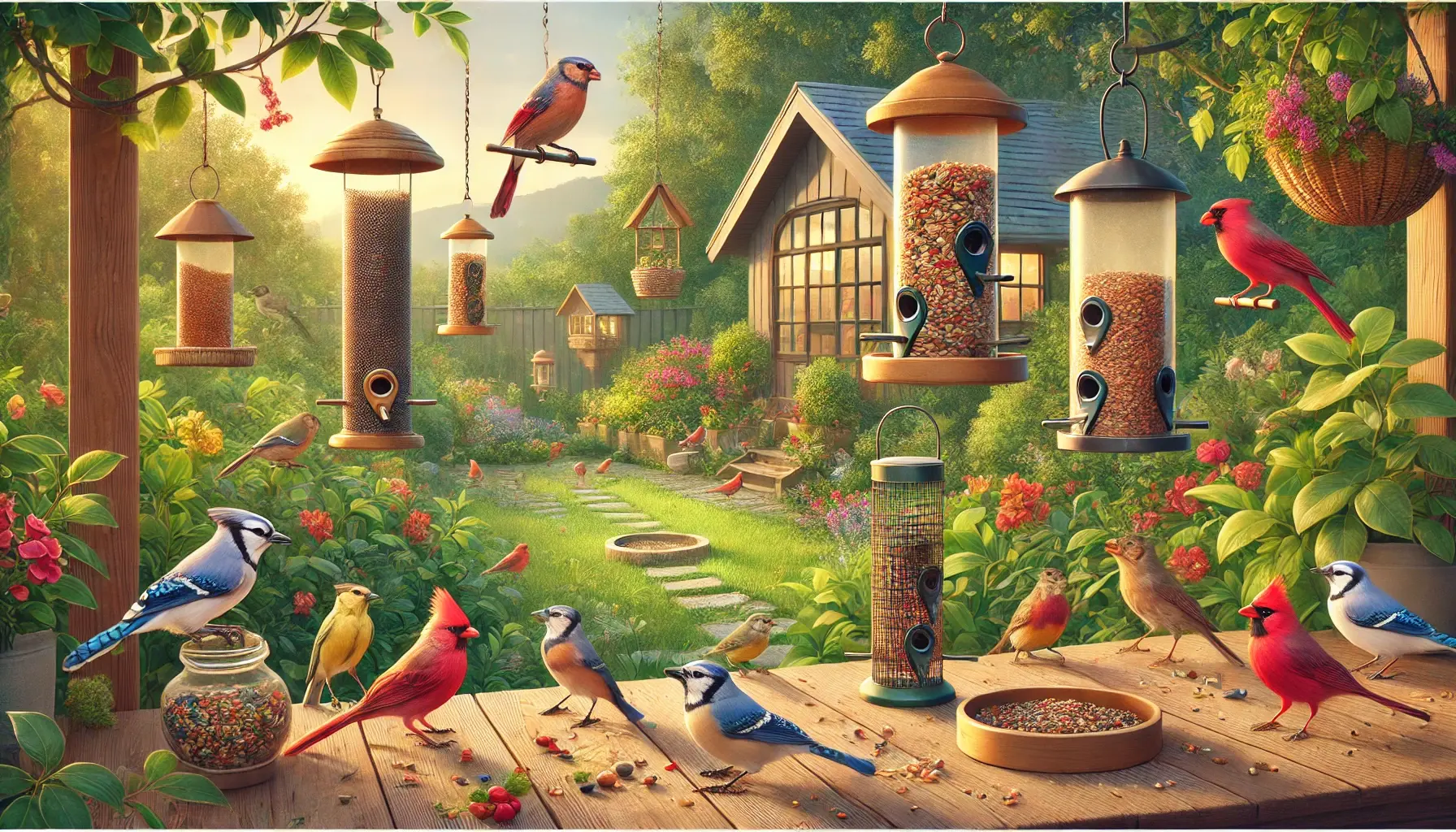 bird feeders