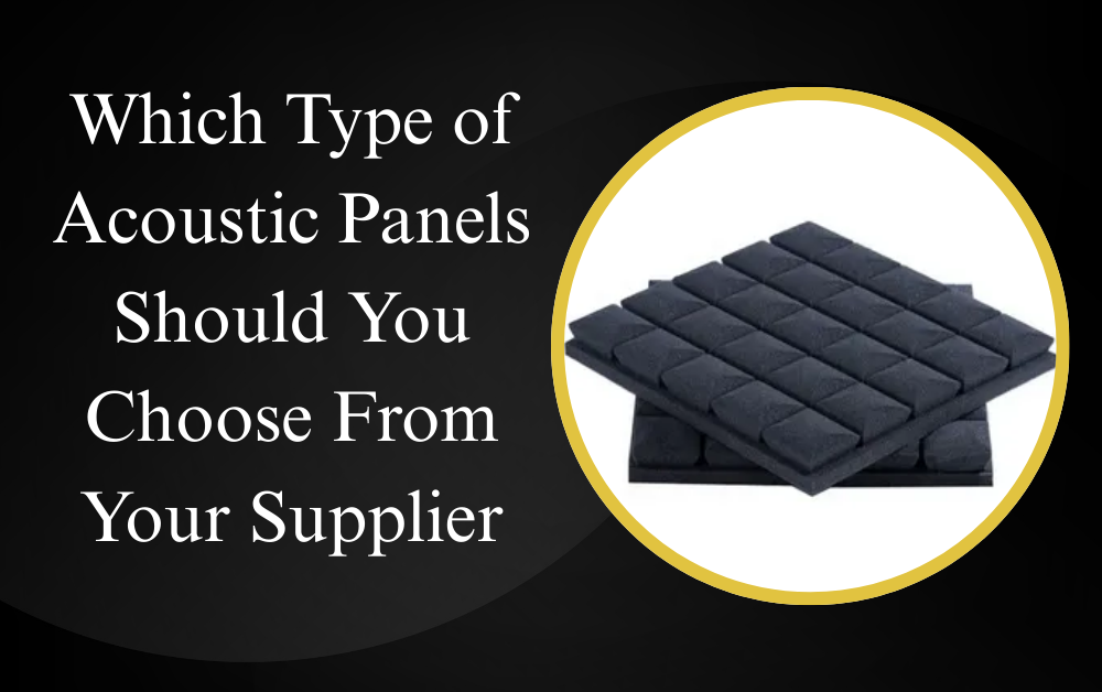 acoustic panels suppliers
