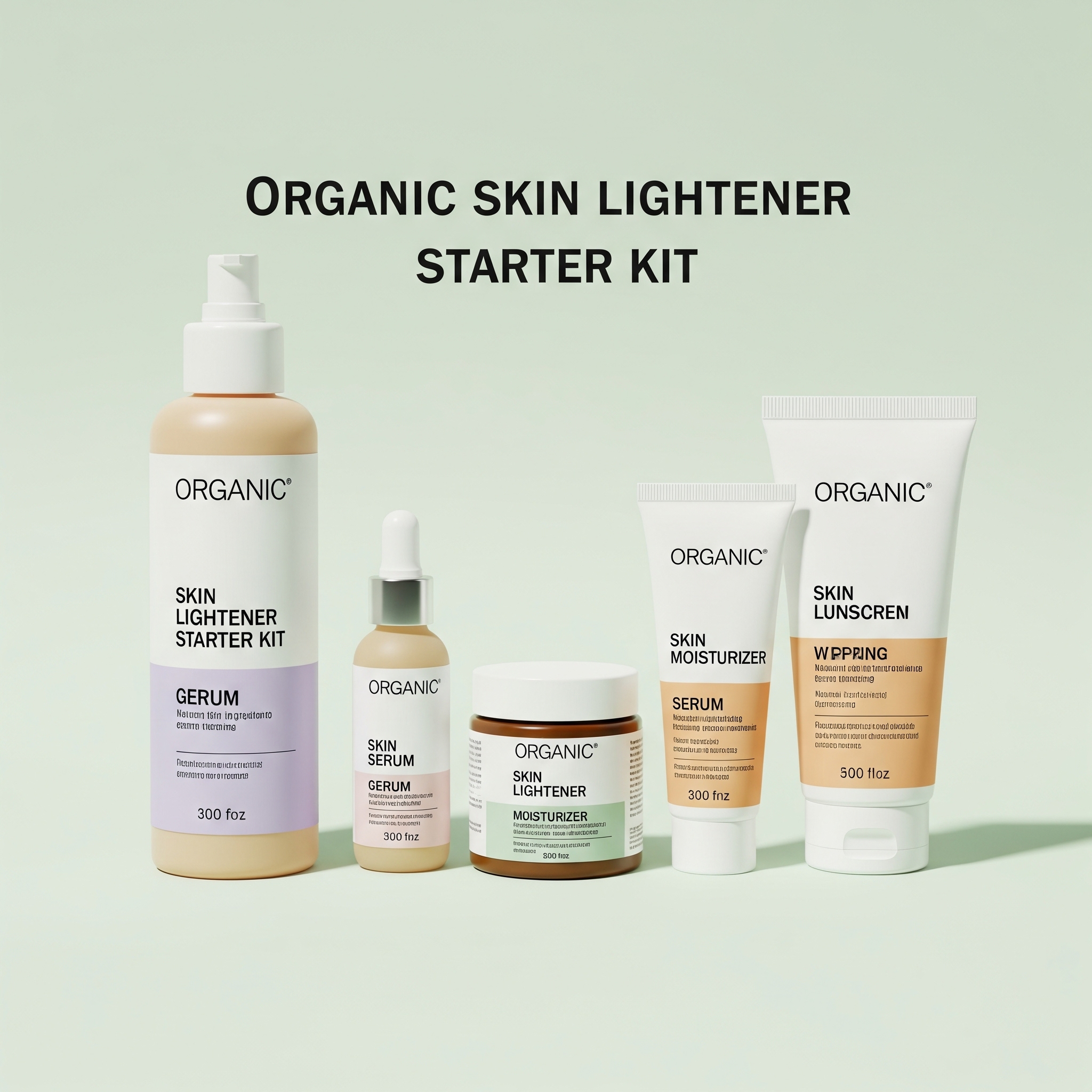Organic Skin Lighttener Starter Kit