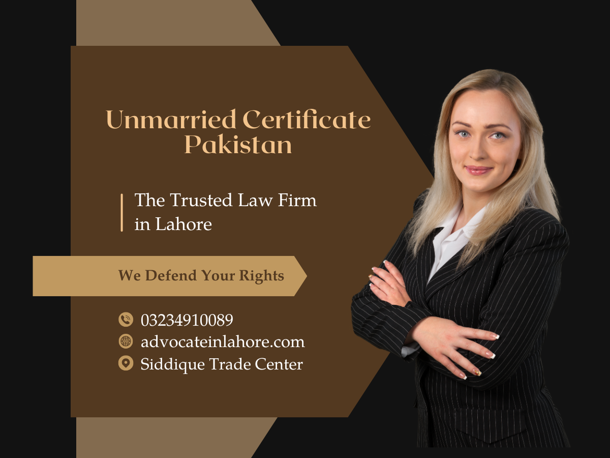Unmarried Certificate in Pakistan