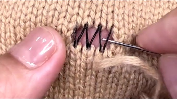 cashmere sweater repair
