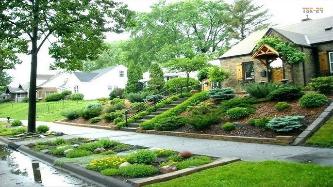 Sloped Front Yard Ideas
