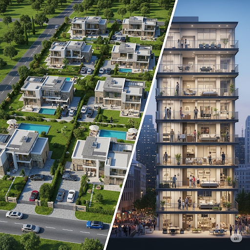 Why Are Compound Villas Considered a Premium Choice Over High-Rise Apartments?