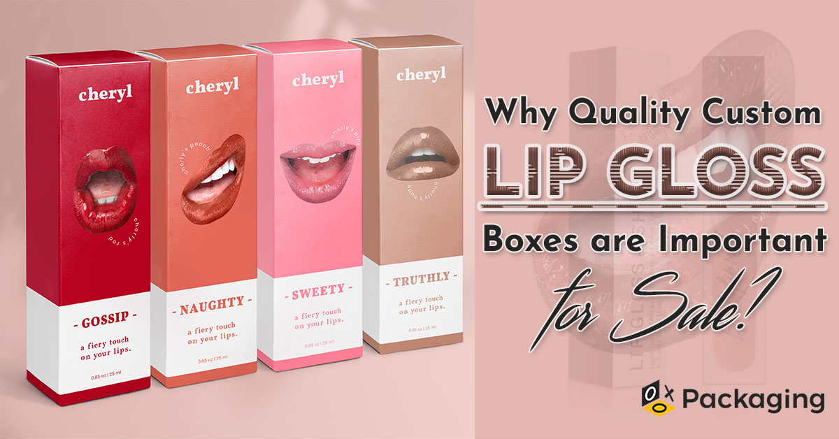 Custom Lip Gloss Boxes